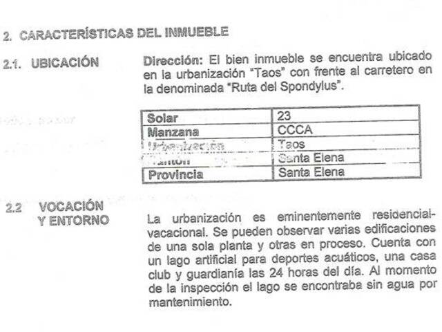 #1200 - Terrenos para Venta en Santa Elena - SE - 2
